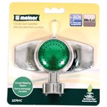MELNOR INC P MELNOR INC P-22701C Metal Circular Spot Sprinkler  Silver 22701C